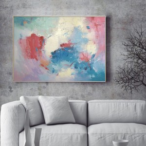 현대 손으로 그린 ​​아크릴 크리 에이 티브 액자 벽화 아트 캔버스에 추상 그림