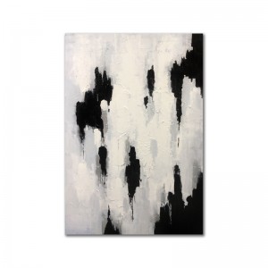 홈 사무실 장식에 대 한 캔버스에 추상 유화 매달려 수제 현대 미술 벽