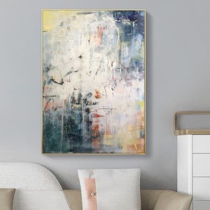 100 % 손으로 그린 ​​아트 유화 추상 그림 캔버스 현대 스타일 홈 장식 그림