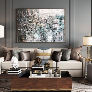 새로운 도착 100 % 수제 현대 추상 유화 홈 오피스 장식 예술 작품
