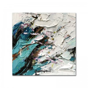 100 % 손으로 그린 ​​큰 캔버스 호텔 레스토랑 장식 벽 아트 거실 벽에 대 한 추상 캔버스 그림