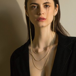 웹 유명 인사 뜨거운 스타일 한 스타일의 목걸이 귀걸이