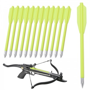 Elong 야외 110298 6.5inch 플라스틱 석궁 볼트 권총 석궁에 대한 강철 포인트