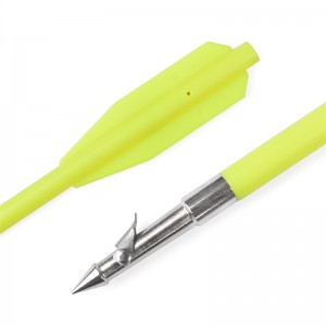 Elong 야외 110356-17 6.8inch 낚시 볼트 하푼 강철 포인트 플라스틱 샤프트 forcrossbow