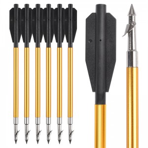 Elong 야외 110357-01 6.8 인치 알루미늄 낚시 볼트 작살 스틸 포인트