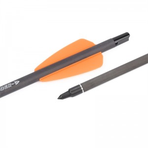 Nika 양궁 113167-14 7.5inch ID6.2mm 탄소 석궁 볼트 플라스틱 Nock Cobra 시스템 어댑터/R9/RX 양궁 촬영