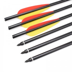 Elong 야외 116058-01 OD8.8mm 16inch 알루미늄 볼트 TPU 베네스 양궁 석궁 사냥을 사용하여