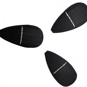 사용자 정의 드롭 모양의 작은 크기 불규칙 잎 모양 태양 전지 패널 휴대용 오프 그리드 미니 홈 태양 전원 패널 집을위한