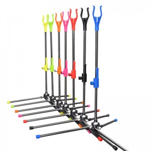 Nika Archery 46ST06 3K 탄소 Recurve Bow Stand for Achery Recurve 홀더