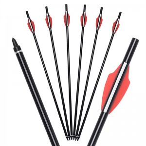 Elong 야외 110300-01 20inch 에어건 알루미늄 샤프트 석궁 볼트 양궁 화살표 촬영 장비