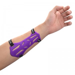 Elong 야외 44AG03 팔 가드 부드러운 고무 양궁 화살표를 사용하여 더블 얼굴 플라스틱 보호