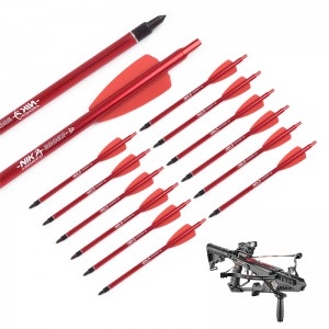 니카 양궁 113173-02 코브라 가산기/R9/RX 석궁 사냥을위한 7.5 인치 알루미늄 석궁 볼트