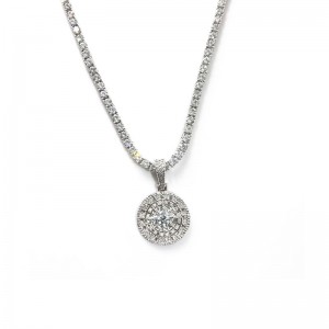 블링 블링 펜던트 목걸이 18K 골드 도금 남자 \\\\ \'s \\\\\'s 힙합 쥬얼리