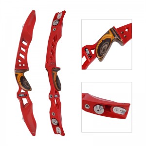 Nika Archery 220010 ET-3 21inch RH ILF Recurve Bow Outdoor Target 촬영을위한 Risurve 라이저