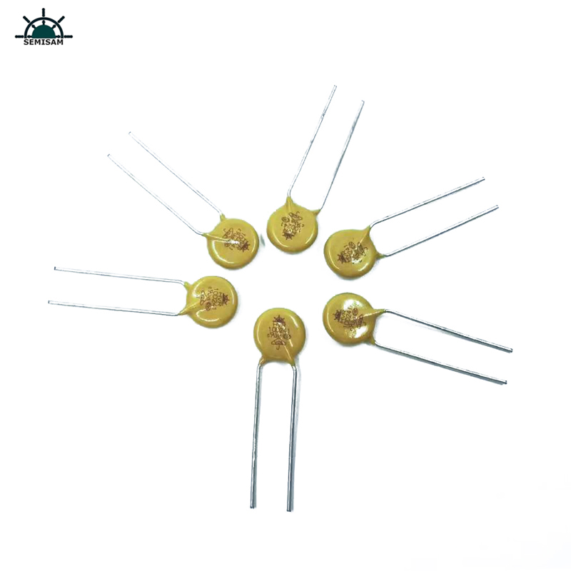 중국 저항기 공급 업체 좋은 품질 노란색 실리콘 10D241 직경 10mm 금속 산화물 Varistor MOV PCB PCBA