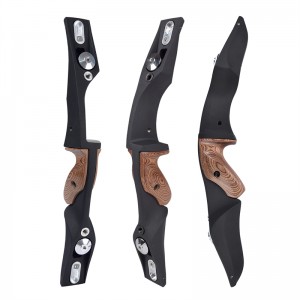 Nika Archery 220019 17inches ILF RH Risers Recurve 활 장비 사냥 야외 스포츠를위한 손잡이