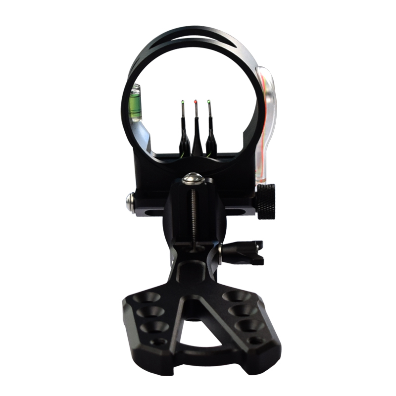 Nika 양궁 260002-BK 3pin Bow Sight for Archery Compoy Bow Sight Hunting