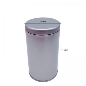 둥근 모양의 식품 등급 창 깡통 차를위한 깡통 (65mm * 115mm)