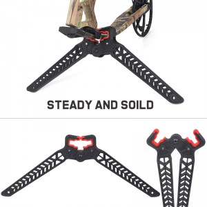 eleong 야외 46st02 양궁 촬영 복합 보우 홀더를위한 복합 활 스탠드