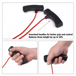 Nika 양궁 454008 석궁 로프 코킹 장치 나일론 석궁 로프 코커 원조 cocking 문자열 도구