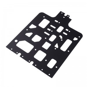 에너지 저장 캐비닛 절연 가스켓 GE-EFR95 절연 시트 난연제 블랙 PC 절연 시트 모양의 공급 가능