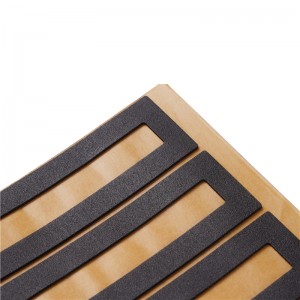 확장 방수 폼 검은 쇼크 흡수 방수 폼 산업 장비 폼 접착 성형