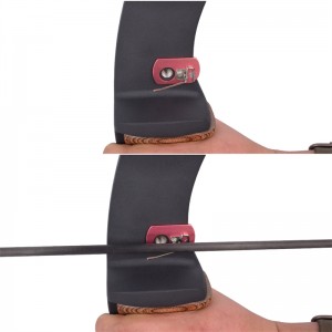 Elong 야외 251002 Rh Recurve Bow Target Shooting에 대 한 RH 알루미늄 다채로운 화살표 휴식