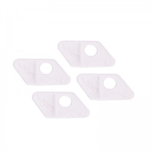 Elong 야외 25AR05 RH 투명한 흰색 플라스틱 화살표 휴식 reurve 활