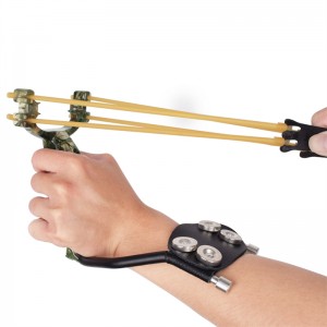 Elong 야외 3100G7-CA 전문 Slingshot 야외 사냥 슬링 성인과 아이들을위한 높은 속도 투석기로 촬영