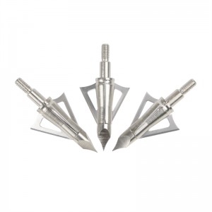 Nika Archery 15B027 3 고정 블레이드 150GRAIN 사냥 Broadheads 양궁 석궁 볼트 사냥