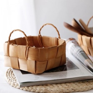 나무 칩 바구니