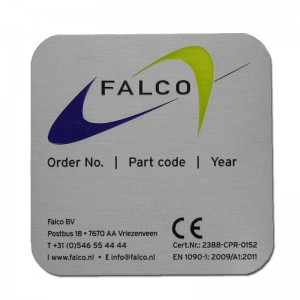 새로운 고품질 주문 금속 에칭 된 알루미늄 명판