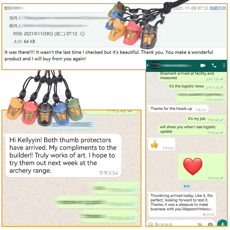 클라이언트에서 양궁 엄지 갑옷 피드백