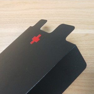 쉬운 폴드 PC 배터리 절연 시트 블랙 실크 스크린 인쇄 절연 가스켓 동관 고온 Mylar 시트