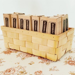 간단한 제품 나무 칩 포장 바구니를 판매합니다