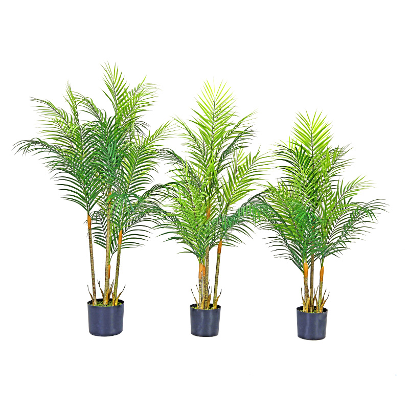 뜨거운 판매 가짜 녹색 식물 플라스틱 인공 야자 나무 인공 식물 피닉스 팜 트리 홈 홈 장식