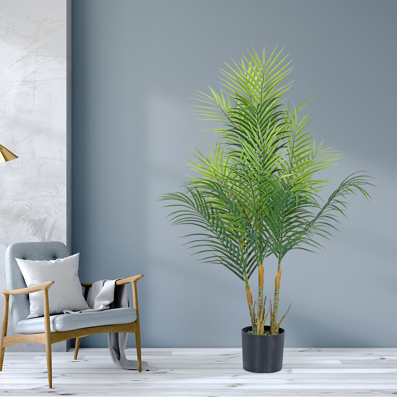뜨거운 판매 가짜 녹색 식물 플라스틱 인공 야자 나무 인공 식물 피닉스 팜 트리 홈 홈 장식
