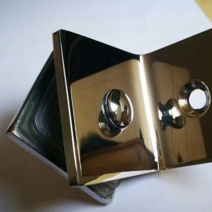 90도 샤워 룸 욕실 유리 도어 스퀘어 클립