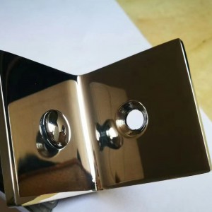 90도 샤워 룸 욕실 유리 도어 스퀘어 클립