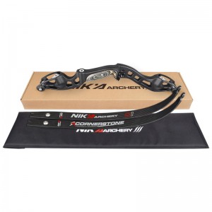 Nika Archery ET-10 62inch Rh 알루미늄 ILF 19 인치 라이저 리 커브 활
