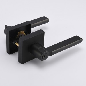 S7804 MATTE BLACK KEYED ENTRY LEVER LOV 외부 도어 및 전면 도어, 헤비 듀티 도어 손잡이