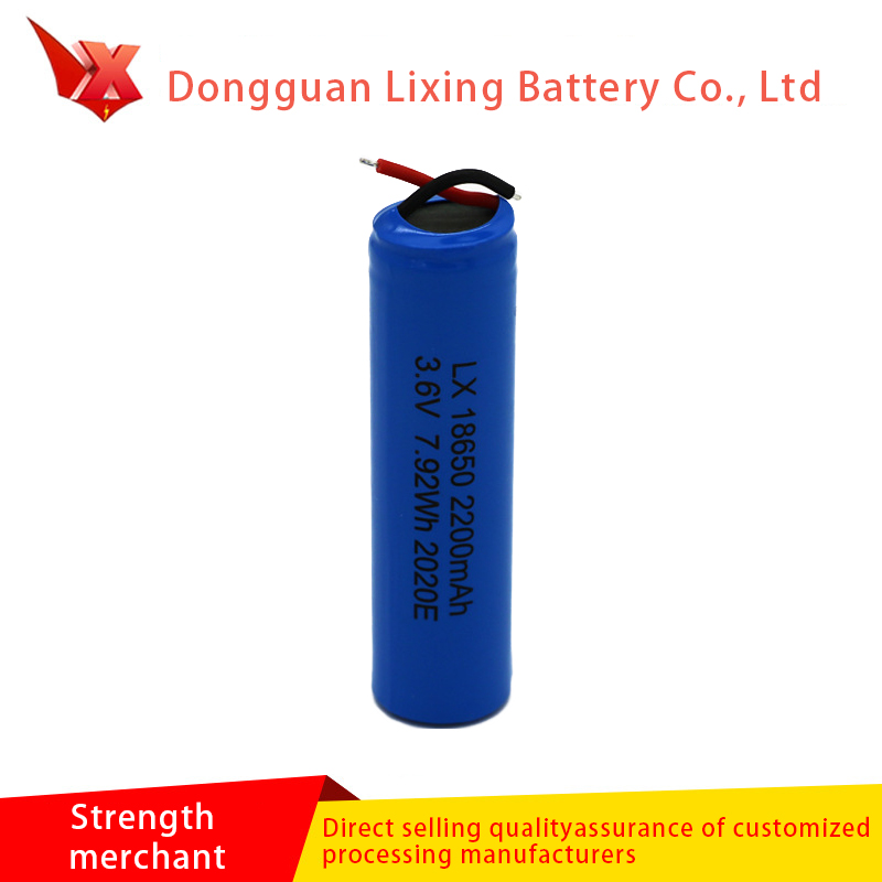 공장 판매 18650 리튬 2200mAh 전기 자동차 배터리 3.7V 충전 셀 태양 전지가 UN38 인증