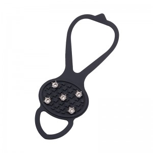 사용자 정의 블랙 실리콘 얼음 클리트가 아닌 슬립 크램프 등반, 하이킹