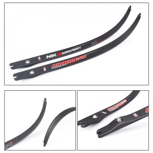 Nika Archery N3 70inches 양궁 Recurve Bow Ilf 탄소 사지