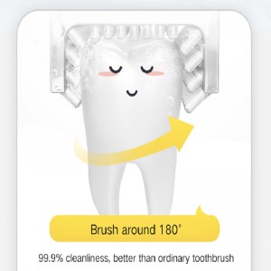 안전한 초음파 실리콘 키즈 \\\\ \'전동 칫솔 키즈 음악 브러쉬 재미
