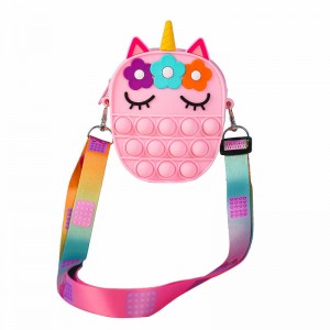 크로스 바디 핸드백 실리콘 어깨 거품 가방