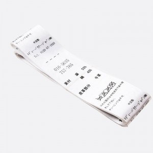 뜨거운 판매 신제품 맞춤형 의류 액세서리 화면 의류 새틴 짠 레이블 옷 모자 신발