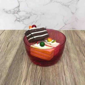 테이블 개념 주방 유리 그릇 집합입니다