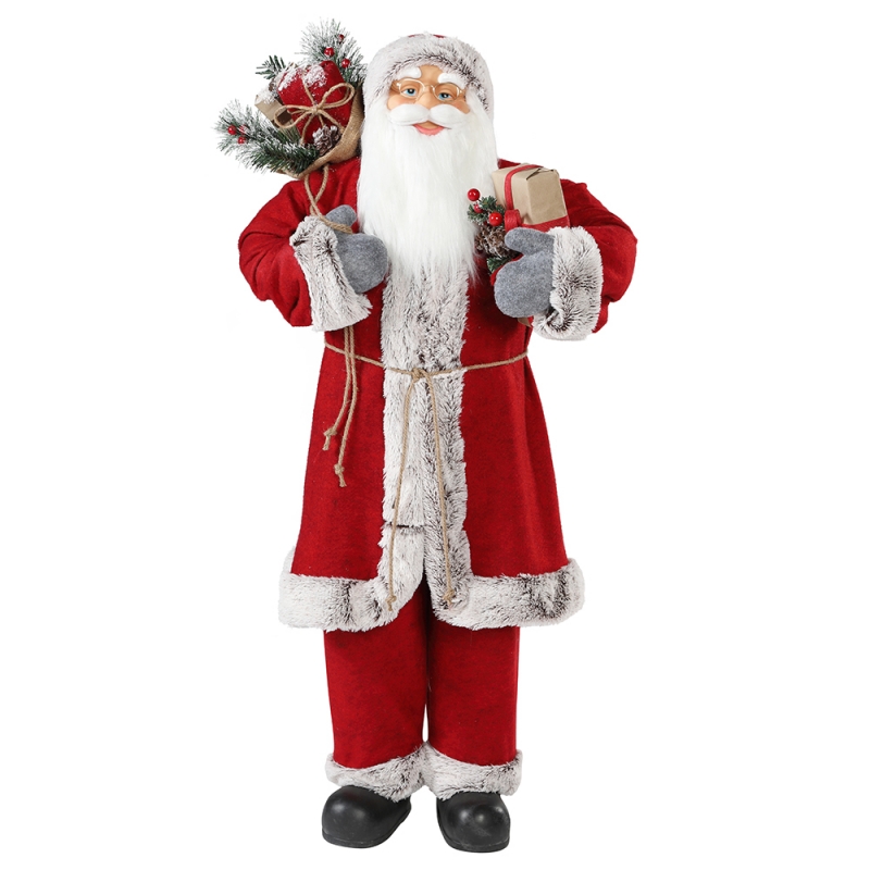 30 ~ 110cm 크리스마스 서 산타 클로스 선물 가방 장식 장식 축제 휴일 인형 컬렉션 전통적인 크리스마스