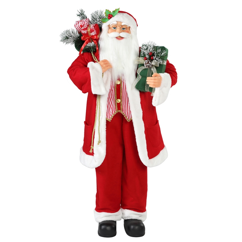 30 ~ 110cm 크리스마스 서 산타 클로스 선물 가방 장식 장식 전통적인 휴일 인형 컬렉션 크리스마스 시리즈